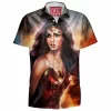 Comic Hawaiian-Shirt, Wonder Woman Hawaiian-Shirt