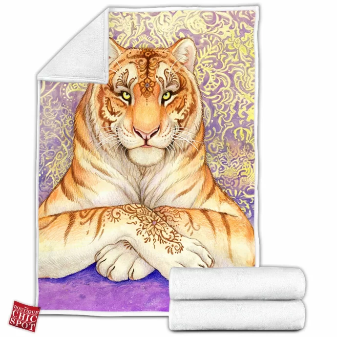 Tiger Fleece Blanket