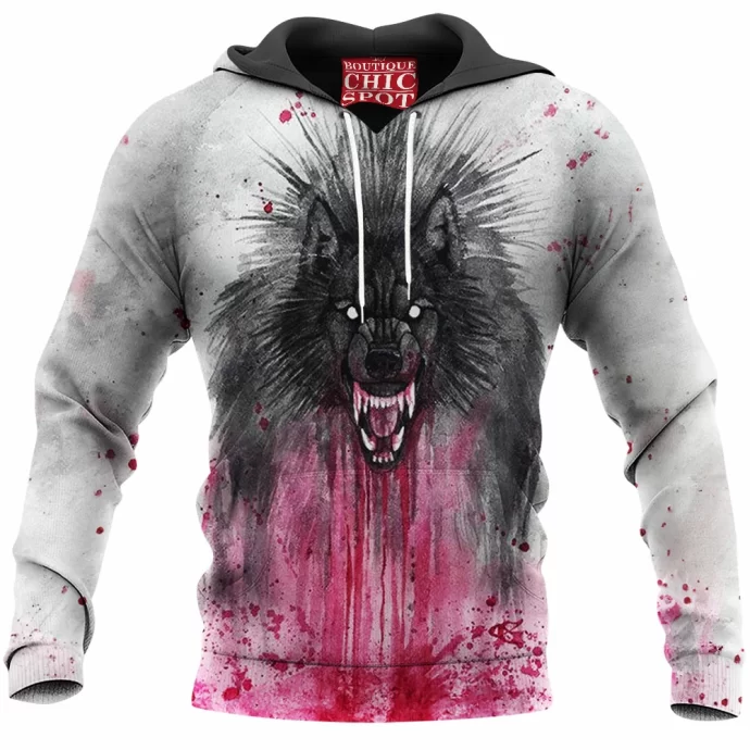 Black Wolf Hoodie