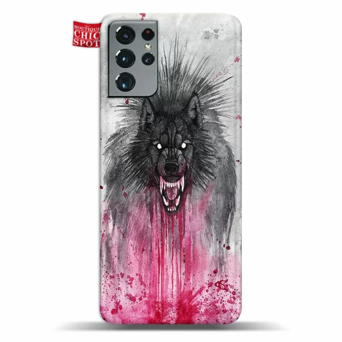 Black Wolf Phone Case Samsung