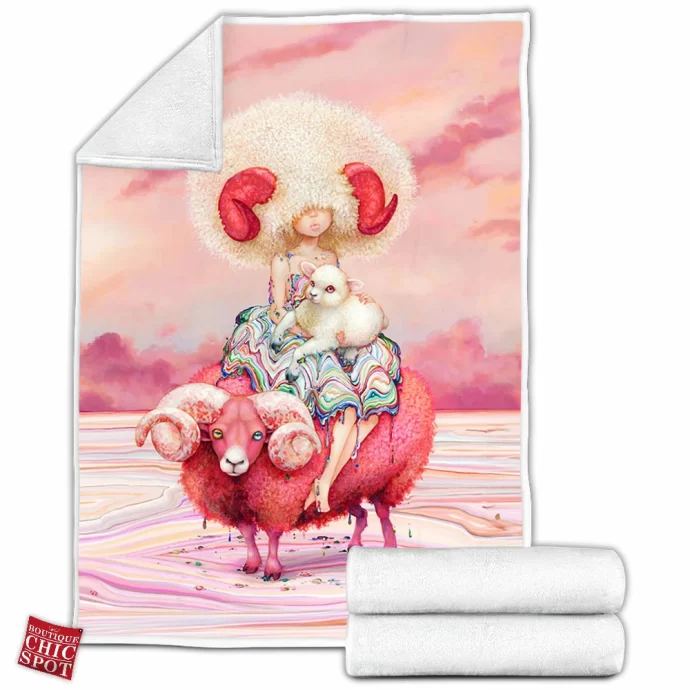 Aries Fleece Blanket