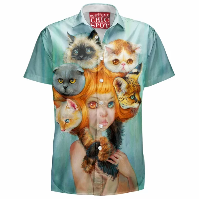 Love Cats Hawaiian Shirt