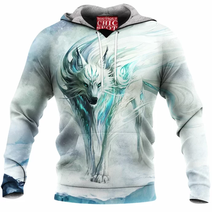 Winter Wolf Fleece Hoodie