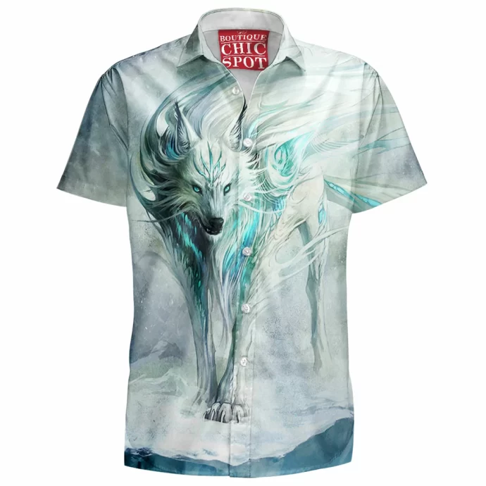 Winter Wolf Hawaiian Shirt