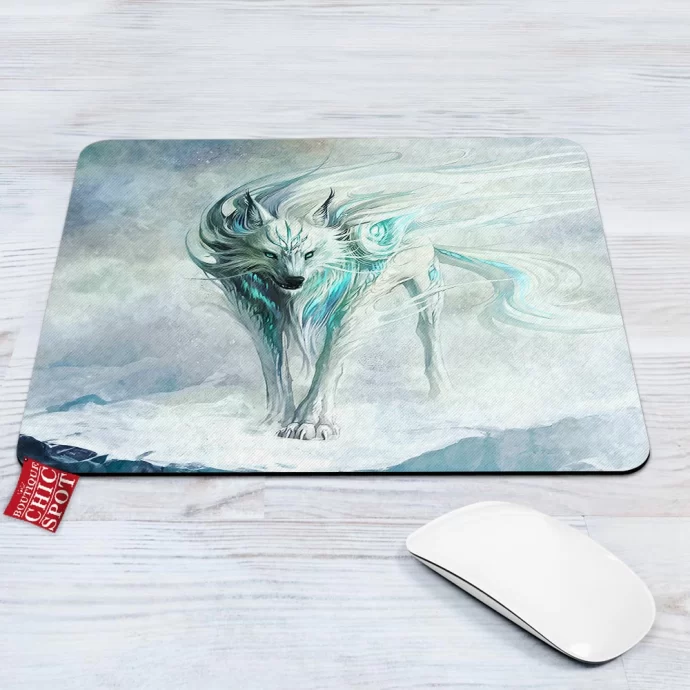 Winter Wolf Mouse Pad