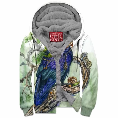 Raven Zip-Fleece-Hoodie
