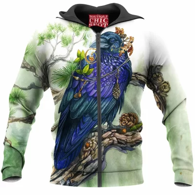Raven Zip-Hoodie