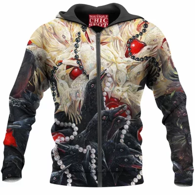 Raven Zip-Hoodie