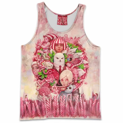 Horror Tank-Top, Owl Tank-Top