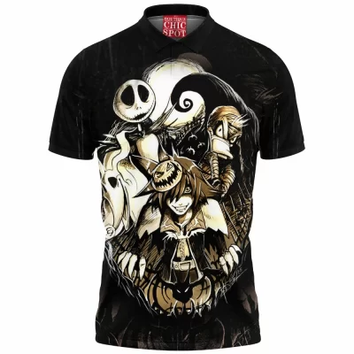 Halloween Polo Shirt, Horror Polo Shirt