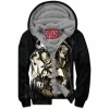 Halloween Zip-Fleece-Hoodie, Horror Zip-Fleece-Hoodie