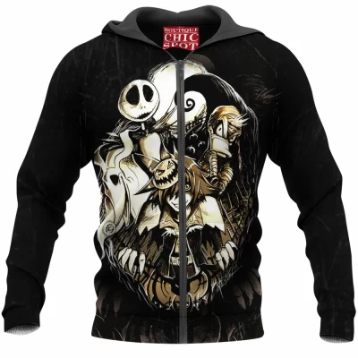 Halloween Zip-Hoodie, Horror Zip-Hoodie