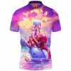 Mermaid Polo Shirt, Fantasy Polo Shirt
