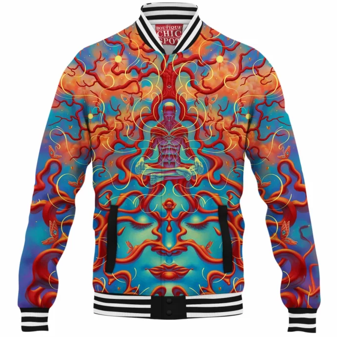 Healing Tapestries Baseball Jacket