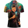 Sci-Fi Polo Shirt, The Tenth Doctor Polo Shirt, Doctor Who Polo Shirt