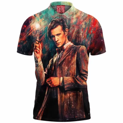 Sci-Fi Polo Shirt, The Eleventh Doctor Polo Shirt, Doctor Who Polo Shirt