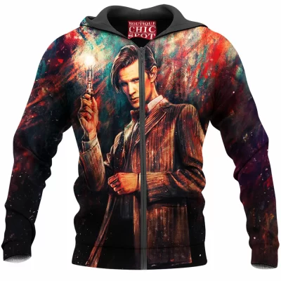 Sci-Fi Zip-Hoodie, The Eleventh Doctor Zip-Hoodie, Doctor Who Zip-Hoodie