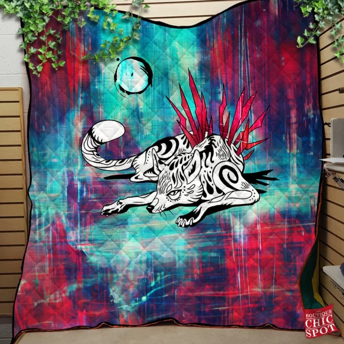 Wolf Quilt Blanket