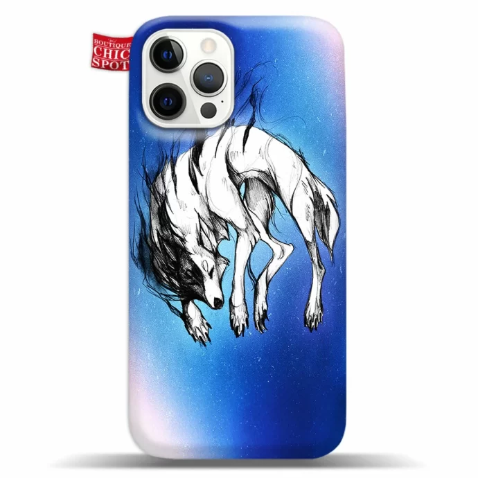 Black And White Wolf Phone Case Iphone