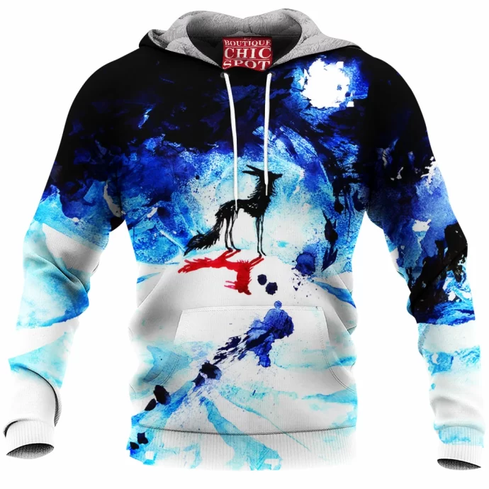 Ink Wolf Fleece Hoodie