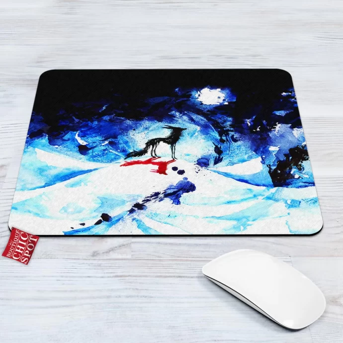 Ink Wolf Mouse Pad