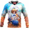 Anime Fleece-Hoodie, Pokemon Fleece-Hoodie