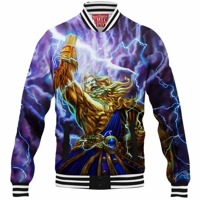 Zeus Smite Baseball Jacket