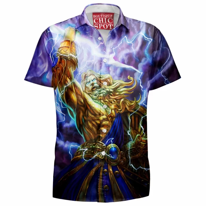 Zeus Smite Hawaiian Shirt