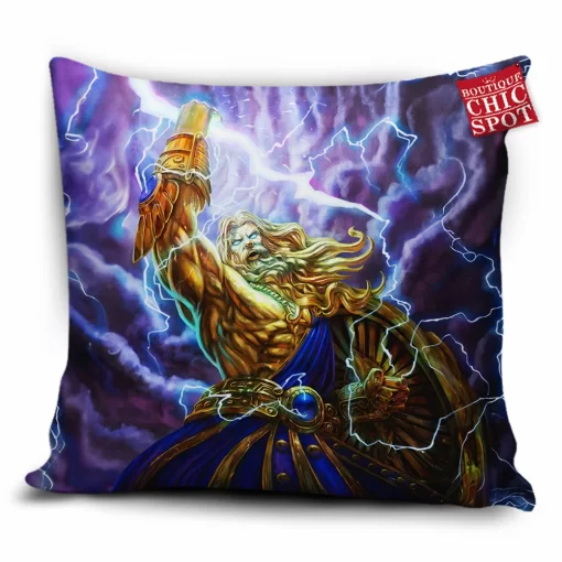 Zeus Smite Pillow Cover