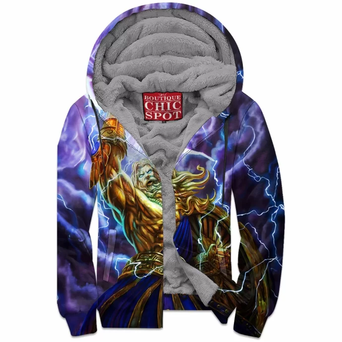 Zeus Smite Zip Fleece Hoodie