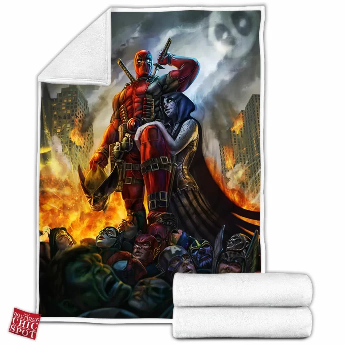 Deadpool Fleece Blanket