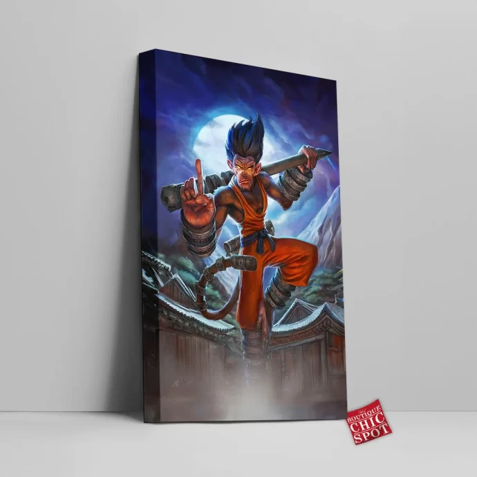 Hun Batz Smite Canvas Wall Art