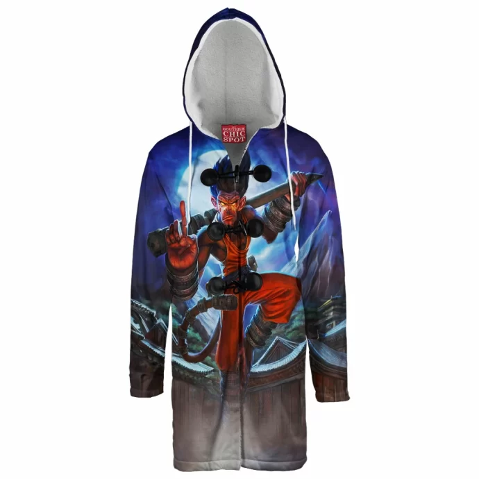 Hun Batz Smite Hooded Cloak Coat