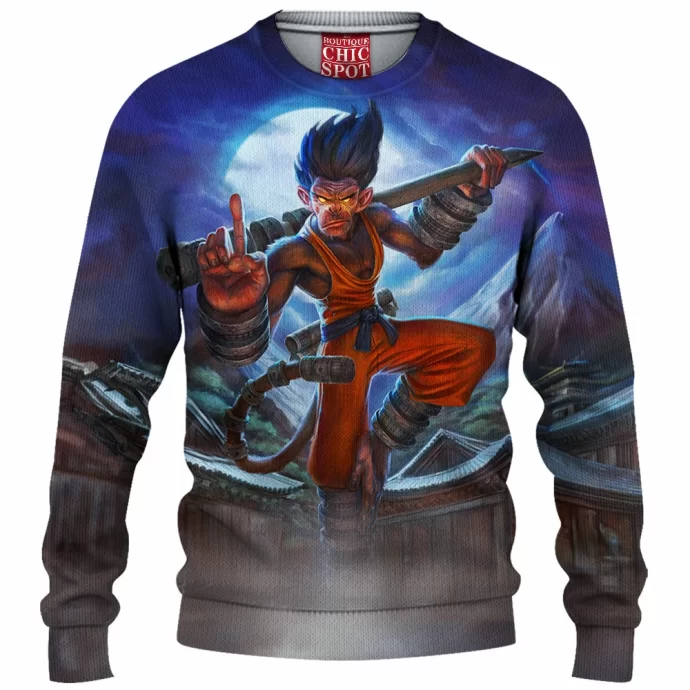 Hun Batz Smite Knitted Sweater