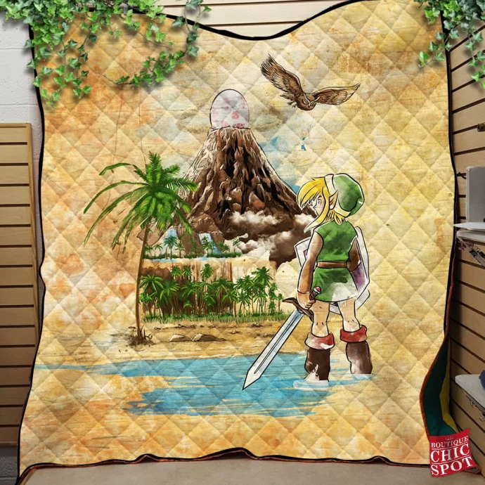 Zelda Link Quilt Blanket