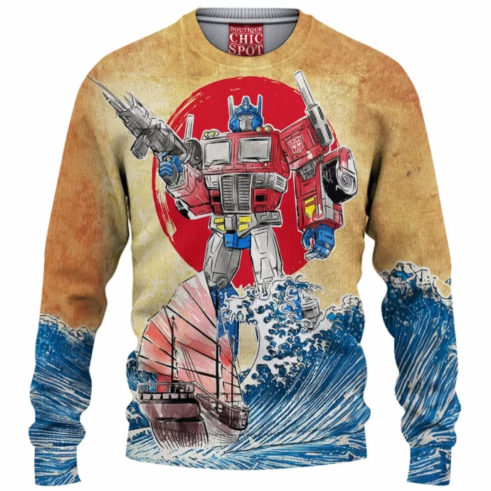 Optimus Prime Knitted Sweater