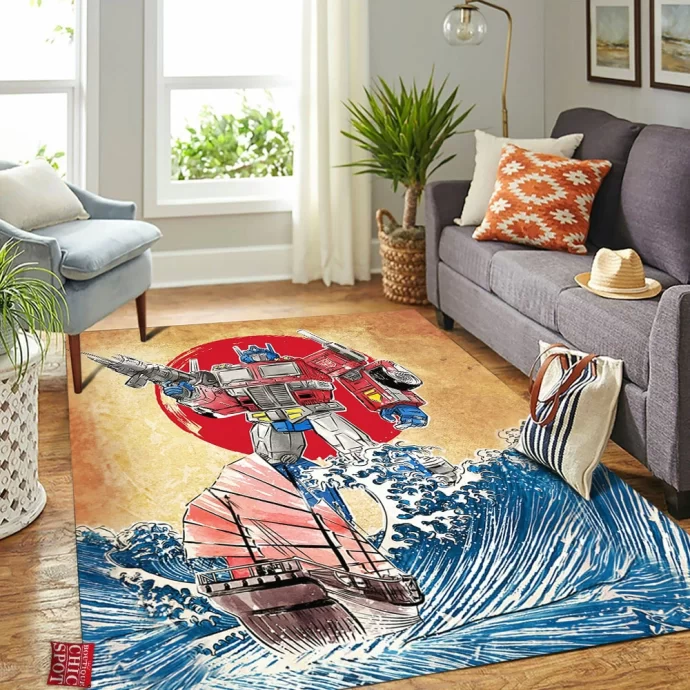 Optimus Prime Rectangle Rug