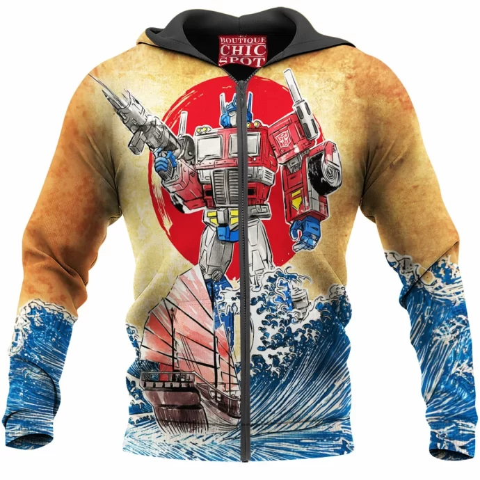 Optimus Prime Zip Hoodie