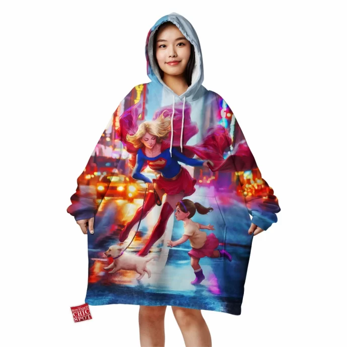 Supergirl Blanket Hoodie