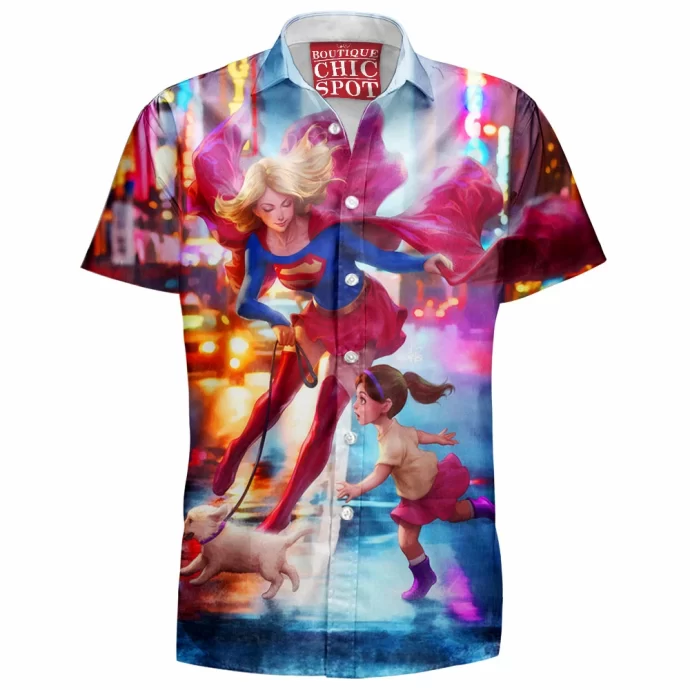 Supergirl Hawaiian Shirt