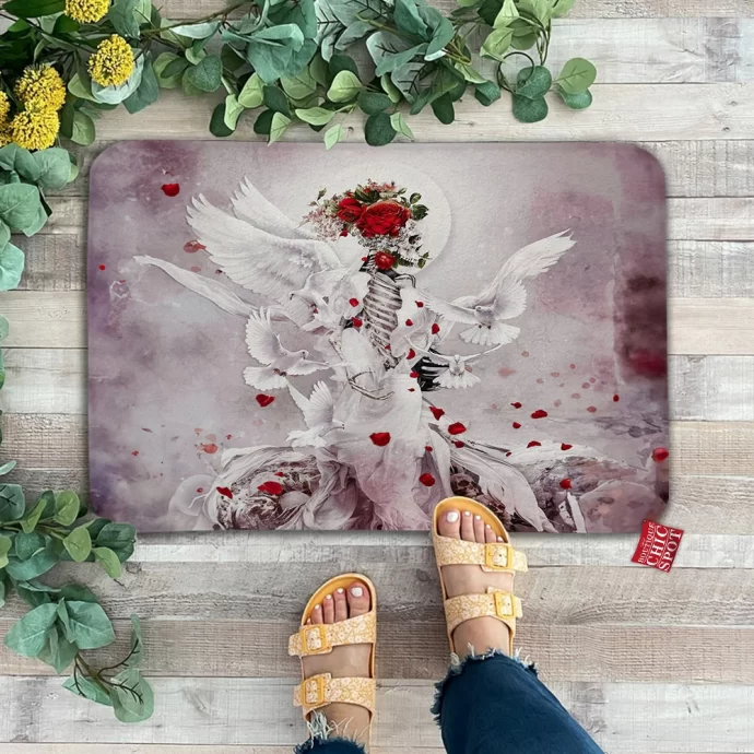 Skeleton Bride Doormat