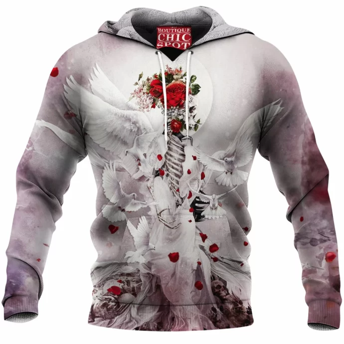 Skeleton Bride Fleece Hoodie