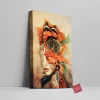 Butterfly Lady Canvas Wall Art