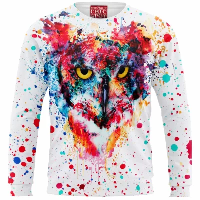 Animal Sweatshirt, Owl Sweatshirt