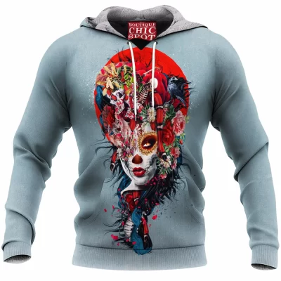 Day of the Dead Fleece-Hoodie