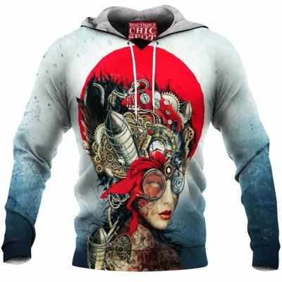 Steampunk Fleece-Hoodie