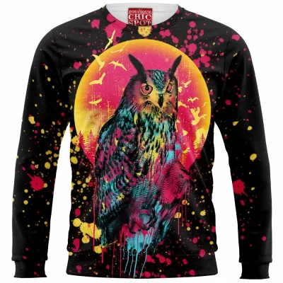 Animal Sweatshirt, Owl Sweatshirt