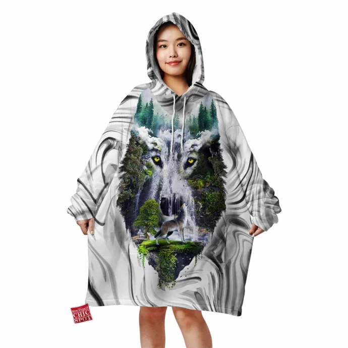 Wolves Blanket Hoodie