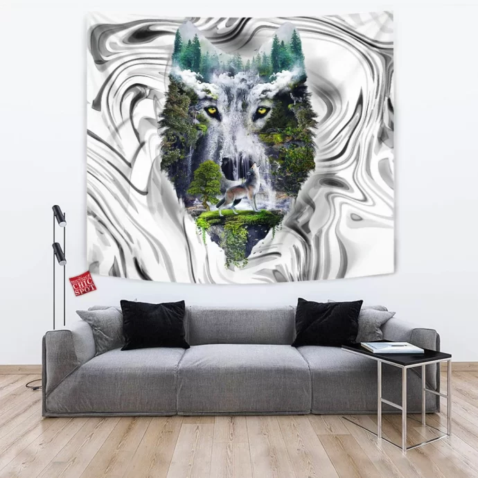 Wolves Tapestry