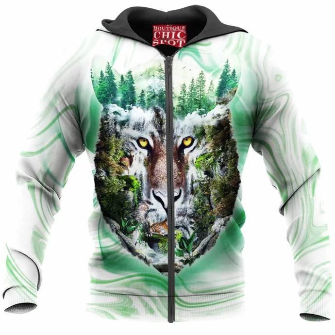 Tiger Zip Hoodie